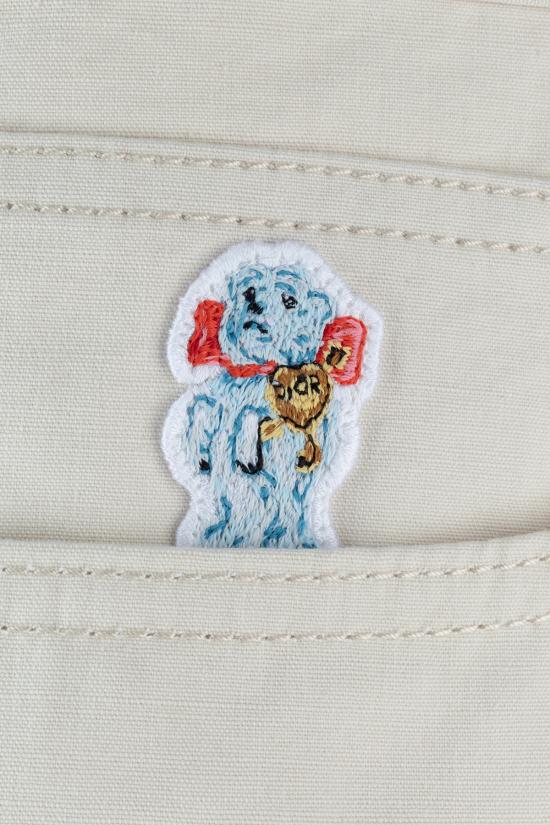  디올 숏팬츠 313D008D384X 083 WHIM WHITE - DIOR