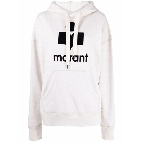 24FW 이자벨마랑에뚜왈 후드 티셔츠 A1M07E SW0001FA 23EC NEUTRALS