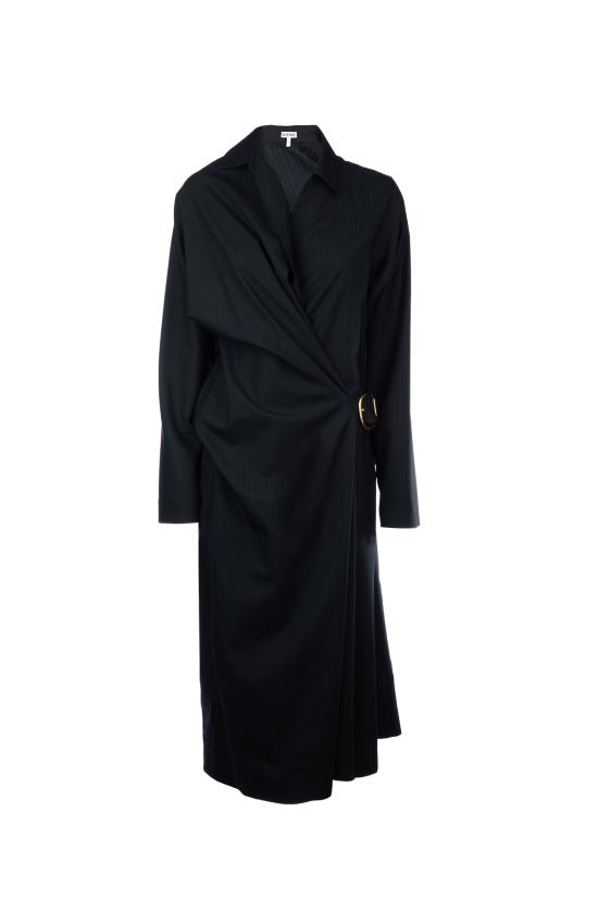 24FW 로에베 롱 원피스 S540Y09XP0 1100 BLACK