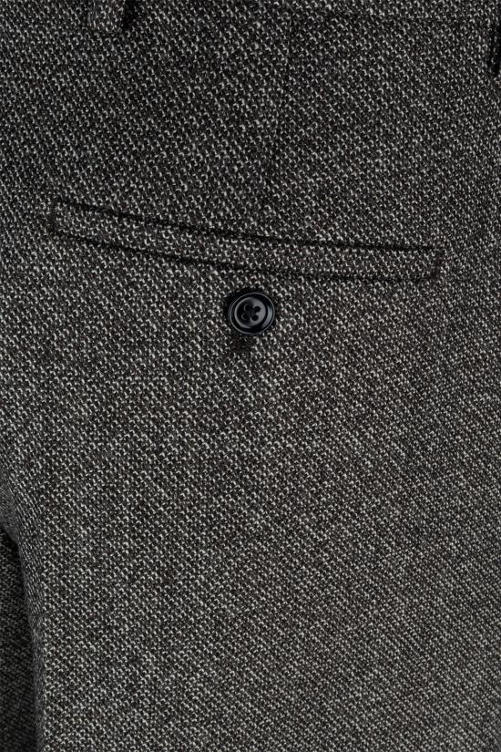 24FW 아미 스트레이트 팬츠 FTR423WV0056 2004 DARK COFFEE OFF WHITE - AMI