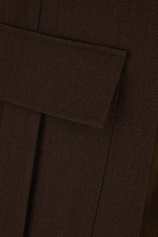  버버리 스트레이트 팬츠 8092817 A8834 BROWN BLACK - BURBERRY