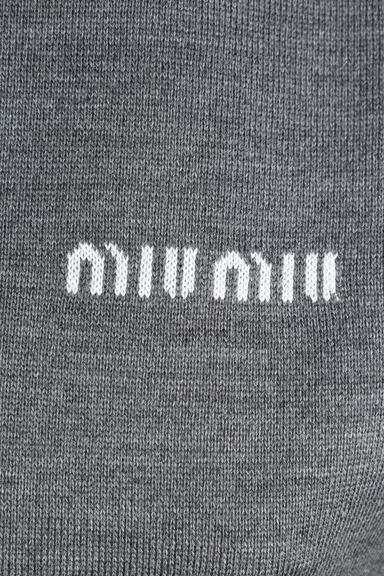 24FW 미우미우 롱 원피스 MF555315Q9 F0I13 ARDESIA BIANCO - MIU MIU