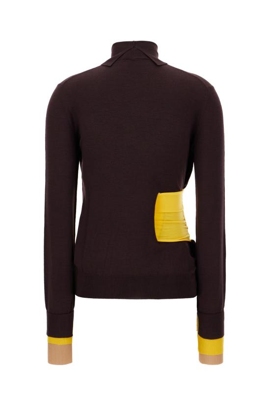  펜디 터틀넥 FZXC43ASJG F0AU3 AUBERGINE - FENDI