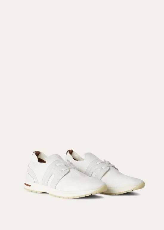 24FW 로로피아나 스니커즈 FAI7759 1000 White - LORO PIANA