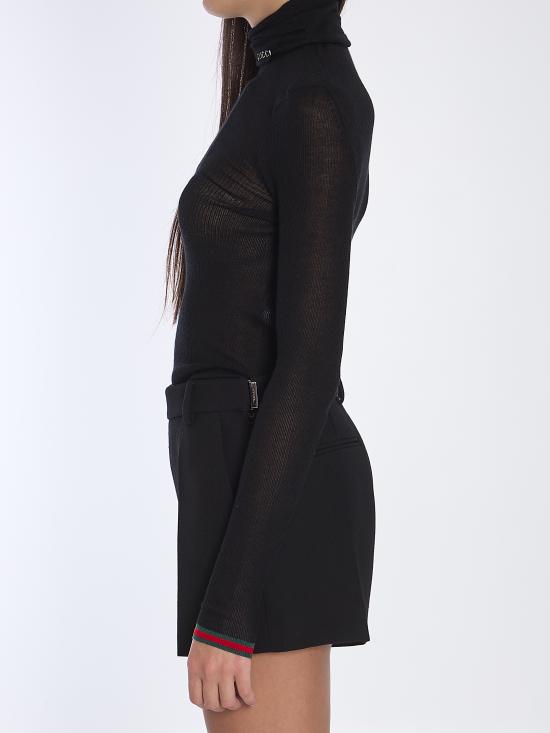 25FW 구찌 터틀넥 810177 BLACK - GUCCI