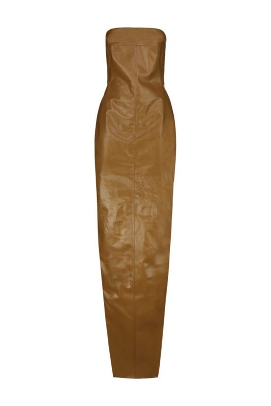 24FW 릭 오웬스 롱 원피스 RP02D3524 BROWN