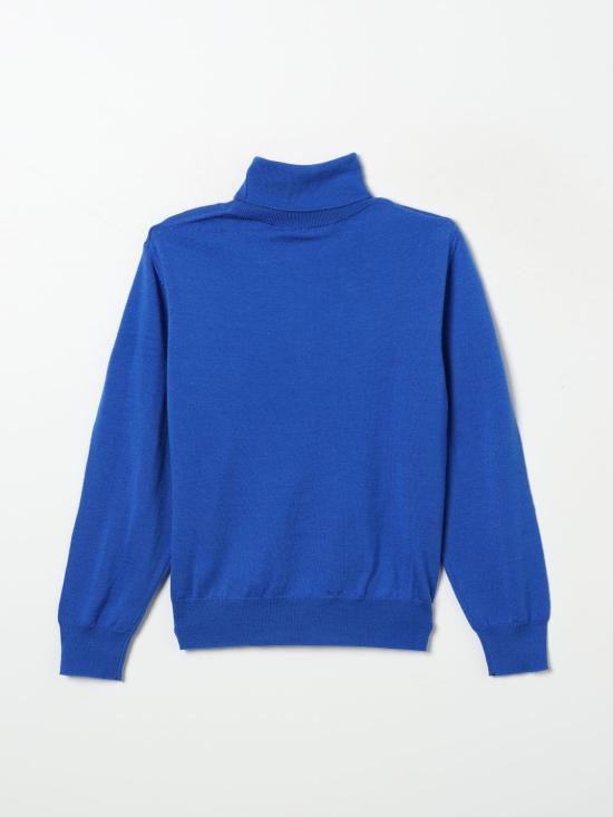 25FW [키즈] 파올로페코라 터틀넥 니트 PP3741 ZAFFI Blue - PAOLO PECORA