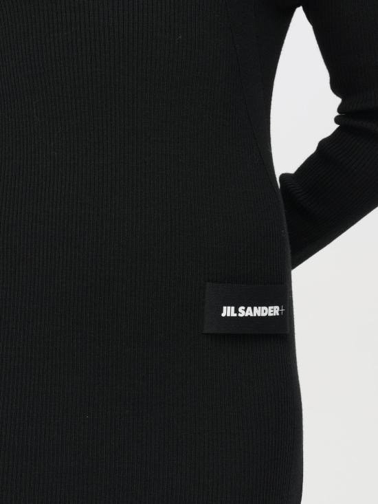 24FW 질샌더 롱 원피스 J40CT0128J14639 001 Black - JIL SANDER
