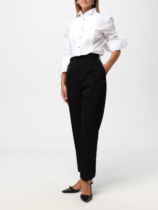 25FW 돌체앤가바나 스트레이트 팬츠 FTAM0TFU21E N0000 Black - DOLCE & GABBANA