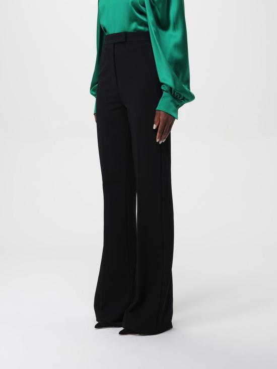 25FW 막스마라 스트레이트 팬츠 2421786011600 001 Black - MAX MARA