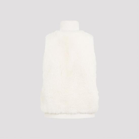 24FW 이브살로몬 베스트 25WYG51956MAAG WHITE - YVES SALOMON