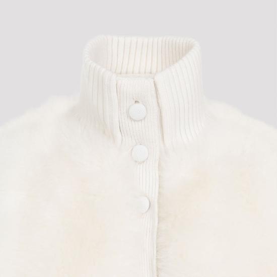 24FW 이브살로몬 베스트 25WYG51956MAAG WHITE - YVES SALOMON