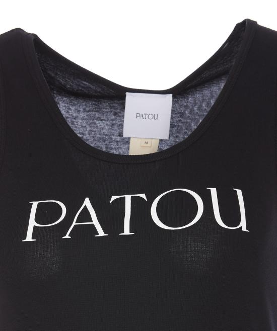  파투 민소매 티셔츠 JE0159994 999B BLACK - PATOU