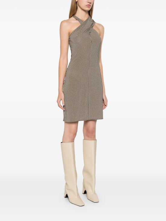  쿠레쥬 숏 원피스 324JRO459PR0078 1040 NATURAL MUD BROWN - COURREGES