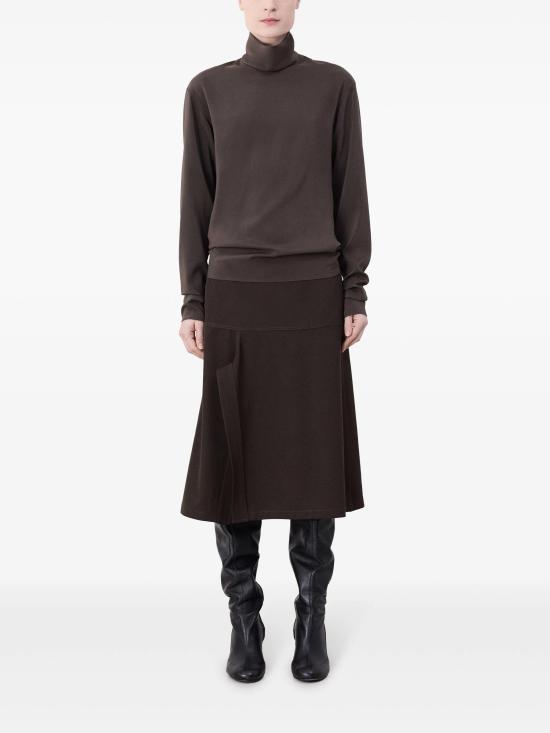 24FW 르메르 긴팔 티셔츠 TO1300LF462 BR485 KOBICHA BROWN - LEMAIRE