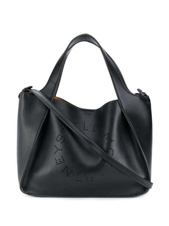 25FW 스텔라 맥카트니 로고 크로스바디 토트백 513860W8542 1000 BLACK