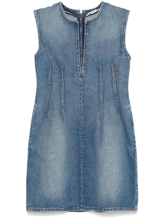  스텔라 맥카트니 숏 원피스 6D03303SQH00 4233 VINTAGE BLUE DENIM