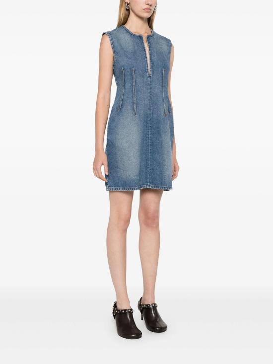  스텔라 맥카트니 숏 원피스 6D03303SQH00 4233 VINTAGE BLUE DENIM - STELLA MCCARTNEY
