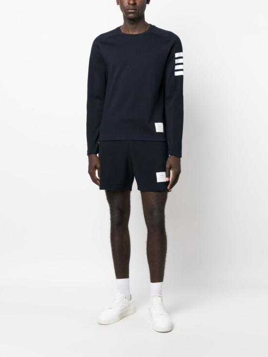 26FW 톰브라운 밀라노 코튼 4바 롱슬리브 티 MJS245A07323 415 - THOM BROWNE