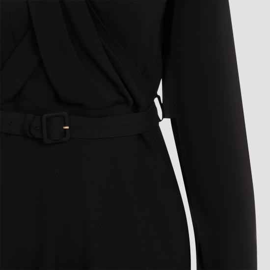 24FW 파투 롱 원피스 DR1450193 999B BLACK - PATOU