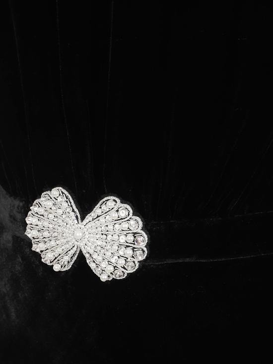 24FW 살로니 롱 원피스 FLEUR VELVET 02 5620 - SALONI