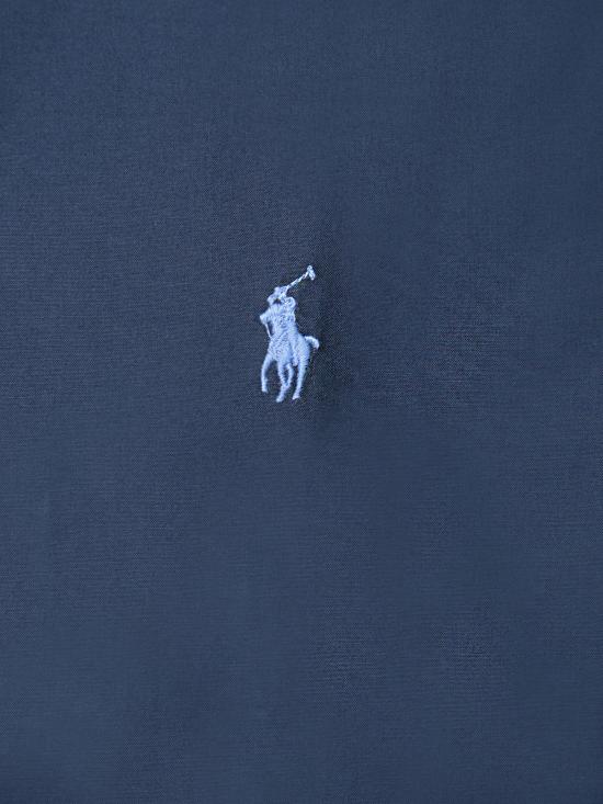 27FW 폴로 랄프로렌 커스텀 핏 코튼 포플린 포니 로고 셔츠 710928255 001 Blue - POLO RALPH LAUREN