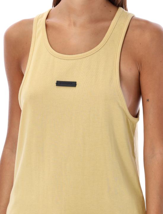 24FW ESSENTIALS FEAR OF GOD 민소매 티셔츠 125BT245493FW AMBER - FEAR OF GOD