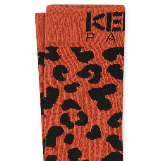 24FW [키즈] 겐조 발목 양말 K60524 372 ORANGE - KENZO