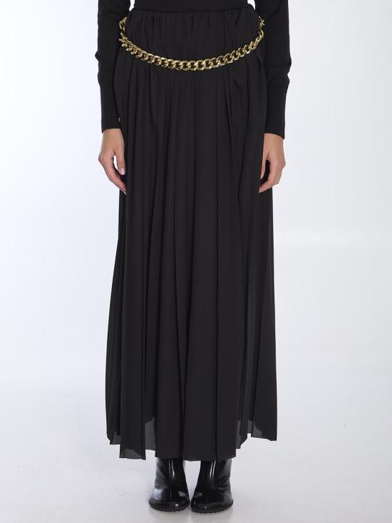 24FW 발렌시아가 롱 스커트 9524168 808778 TGO08 1000 Black