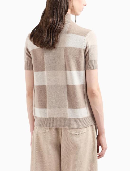 24FW 엠포리오 아르마니 터틀넥 EW000237AF10748F1015 FANCY BEIGE - EMPORIO ARMANI