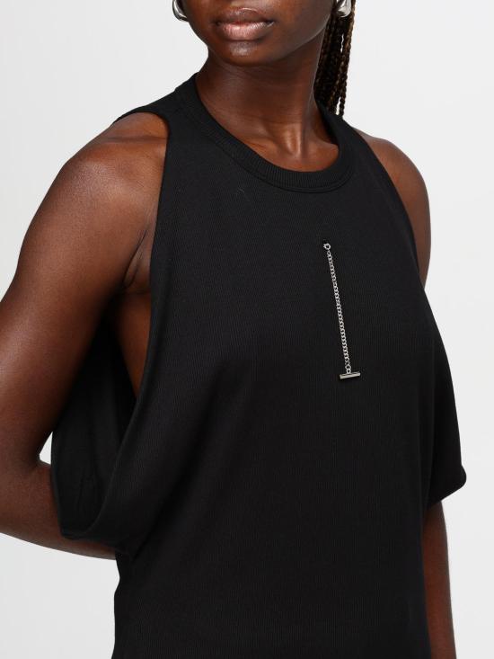 25FW 알렉산더 맥퀸 민소매 티셔츠 804191QLADW 1000 Black - ALEXANDER MCQUEEN