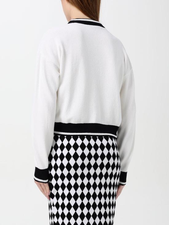 24FW 발망 스웨터 DF1KA002KG48 GAB White - BALMAIN