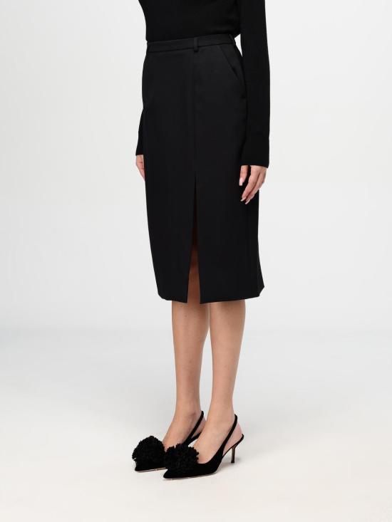 25FW 돌체앤가바나 미디 스커트 F4CXHTFU28J N0000 Black - DOLCE & GABBANA