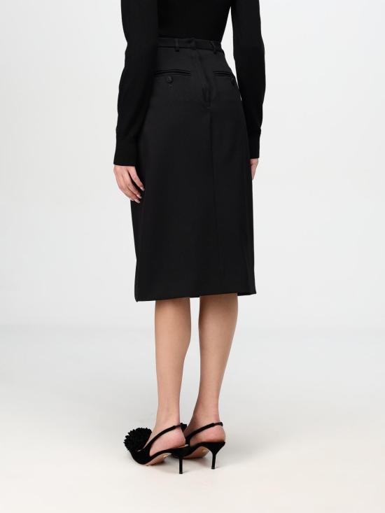 25FW 돌체앤가바나 미디 스커트 F4CXHTFU28J N0000 Black - DOLCE & GABBANA