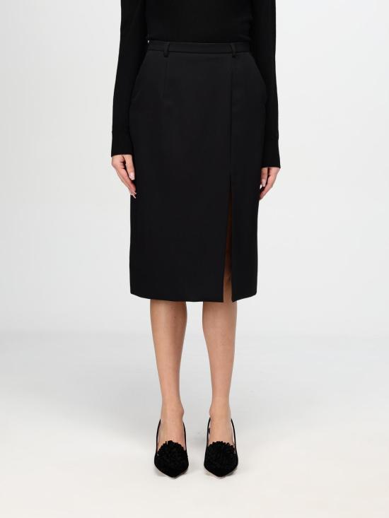 25FW 돌체앤가바나 미디 스커트 F4CXHTFU28J N0000 Black