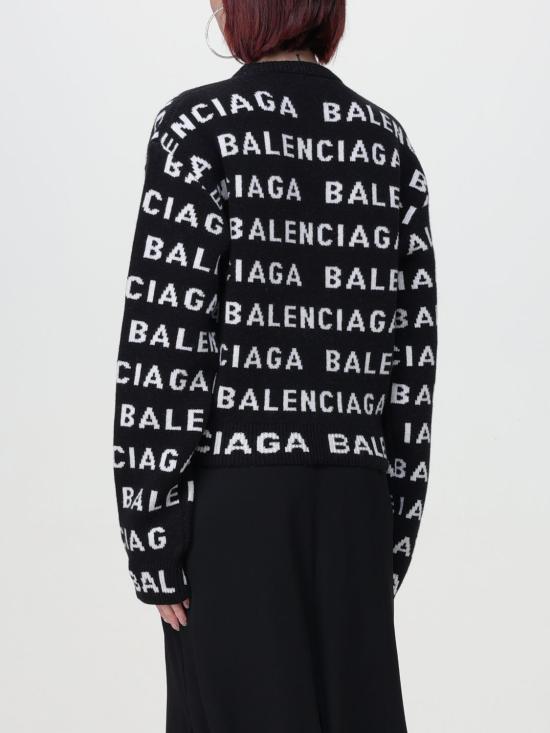  발렌시아가 스웨터 761591T1673 1070 Black - BALENCIAGA