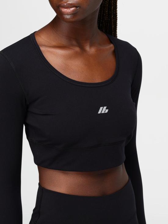 24FW 발렌시아가 긴팔 티셔츠 7932814E2B9 1081 Black - BALENCIAGA