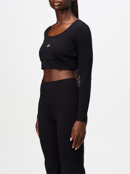 24FW 발렌시아가 긴팔 티셔츠 7932814E2B9 1081 Black - BALENCIAGA