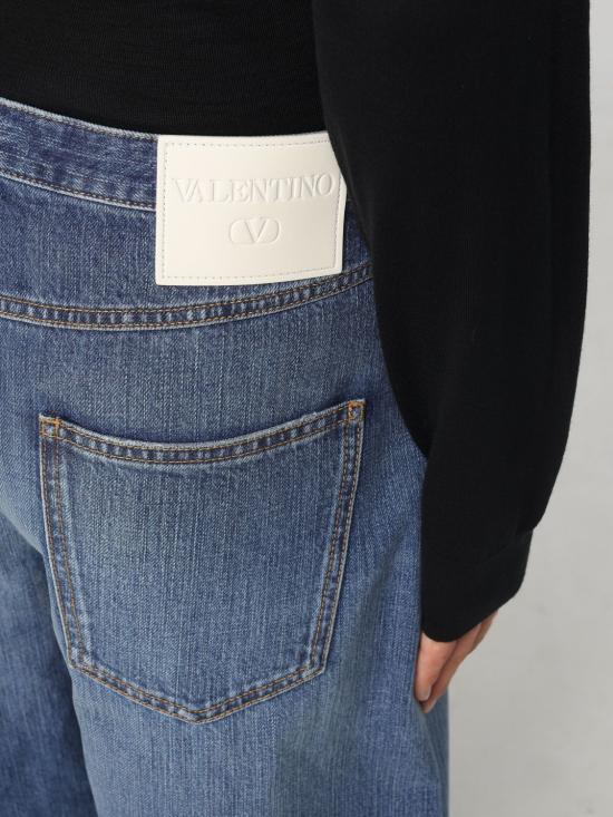 25FW 발렌티노 가라바니 데님 팬츠 5V0DE03YAEL 558 Blue - VALENTINO GARAVANI