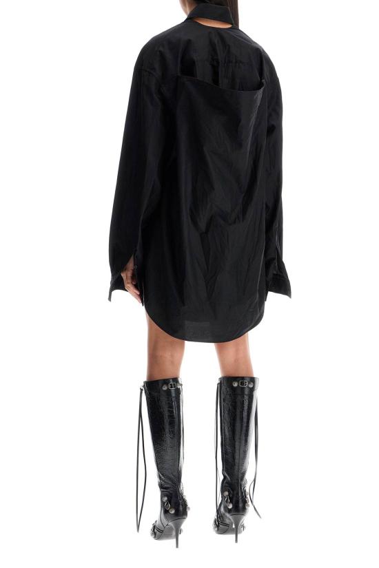 24FW 발렌시아가 숏 원피스 809049 TNM60 1000 - BALENCIAGA