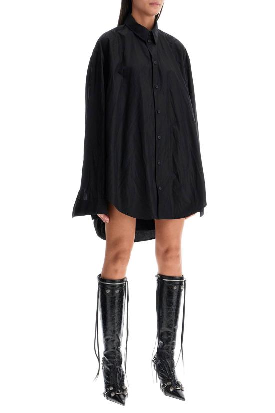 24FW 발렌시아가 숏 원피스 809049 TNM60 1000 - BALENCIAGA