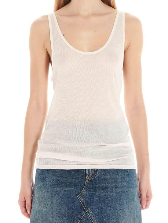  생로랑 블라우스 504959YB2OZ9502 White