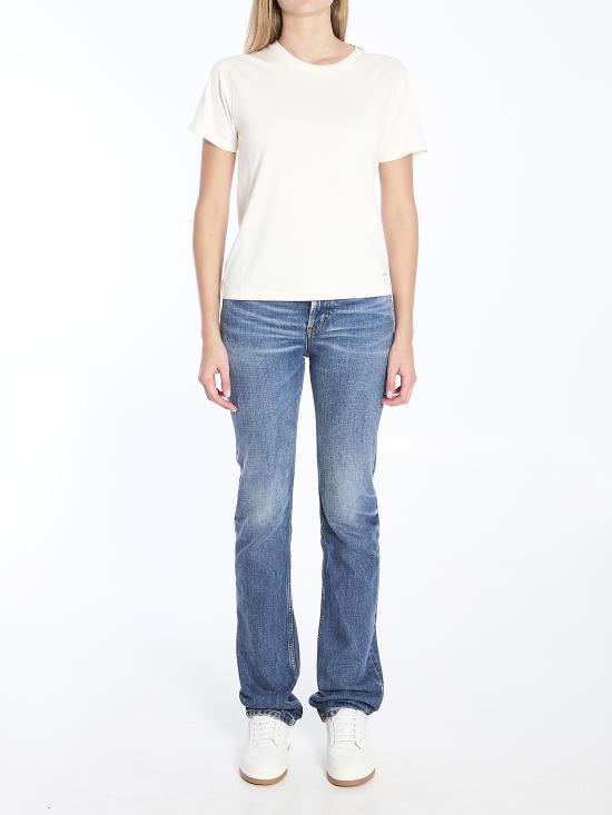 24FW 생로랑 반팔 티셔츠 810277 WHITE - SAINT LAURENT