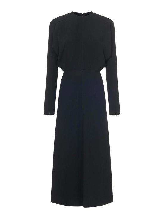 26FW 빅토리아 베컴 롱 원피스 1124WDR005231ABLACK Black