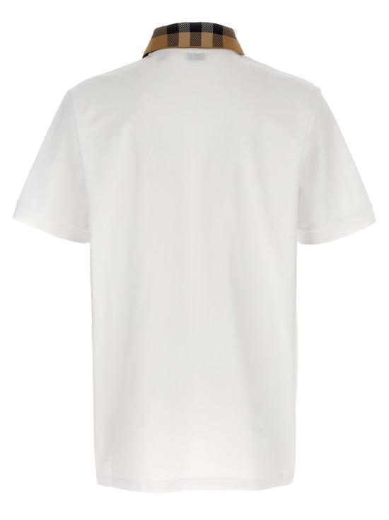25SS 버버리 코튼 폴로 셔츠 8071621WHITE - BURBERRY