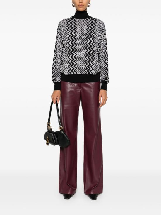  미소니 스웨터 DS24WN20BR00ZS S91LG BLACK WHITE - MISSONI