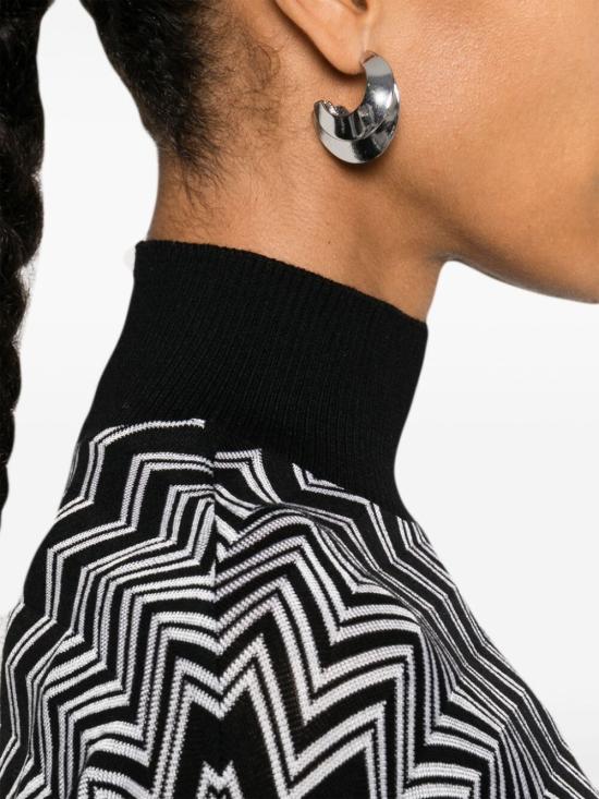  미소니 스웨터 DS24WN20BR00ZS S91LG BLACK WHITE - MISSONI