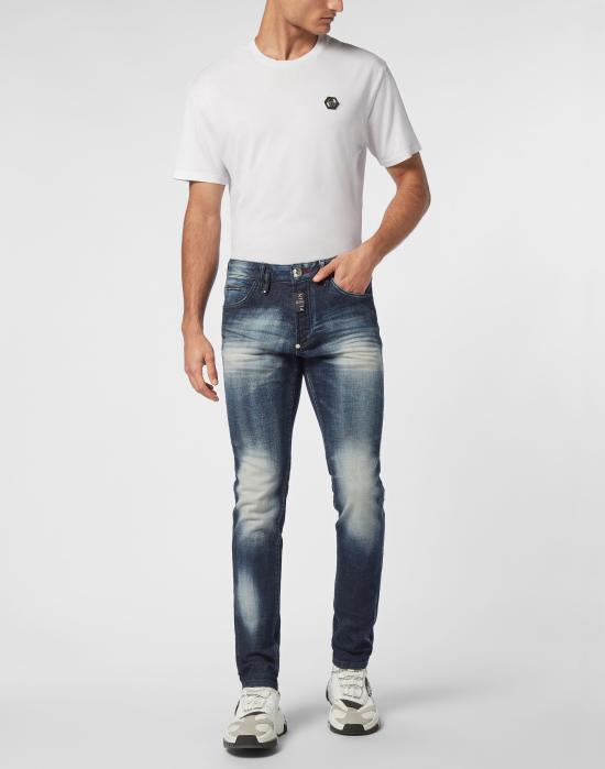  필립 플레인 데님 팬츠 MDT3937 PDE004N 10GI Spider gray - PHILIPP PLEIN