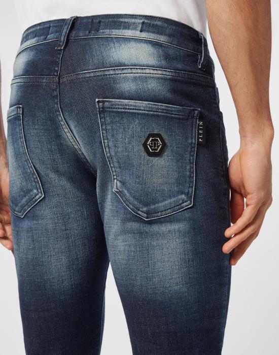  필립 플레인 데님 팬츠 MDT3937 PDE004N 10GI Spider gray - PHILIPP PLEIN