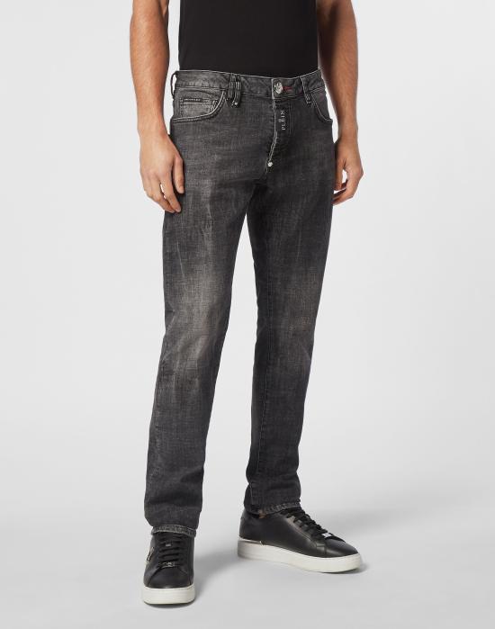  필립 플레인 데님 팬츠 MDT3937 PDE004N 10GQ Grey dust - PHILIPP PLEIN